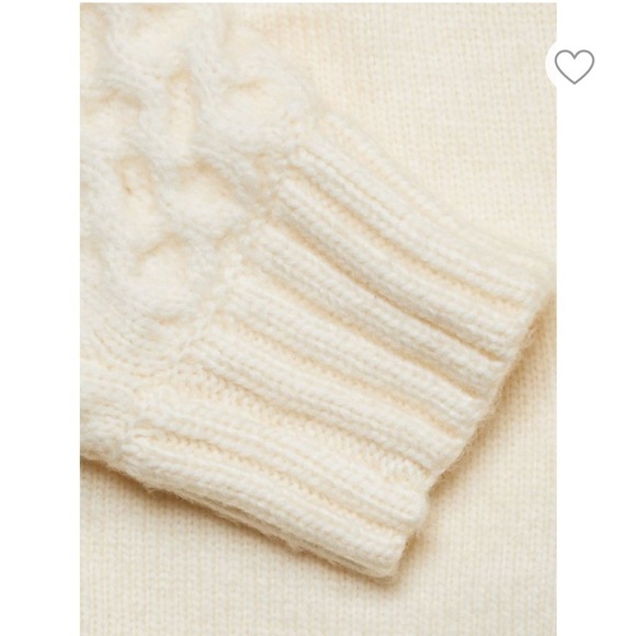 New ASTR THE LABEL Imani 2-Piece Cream Knit Cutout Sweater Size L - Picture 10 of 16